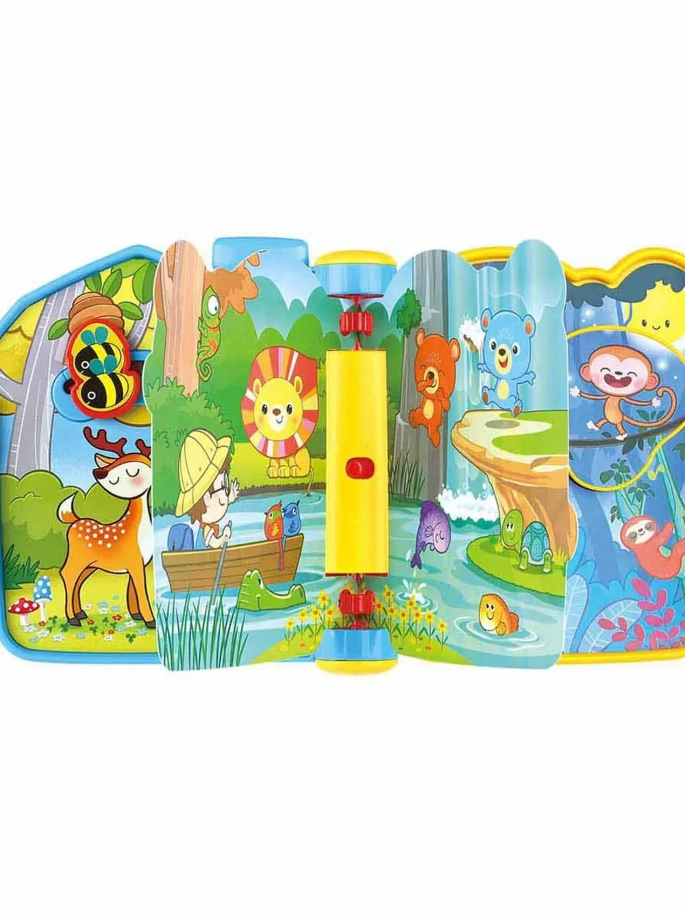 New Baby Toddler Story Adventure Book - Blue & Yellow Interactive Kids Toy